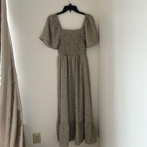 Cottage core smocked dress purchased from pink blush website